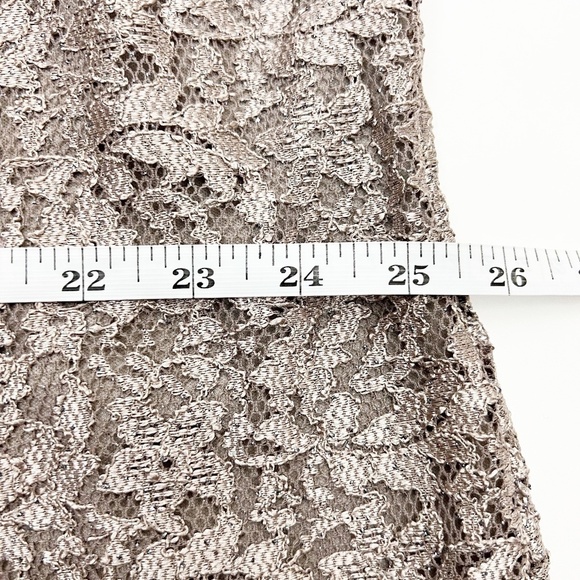 Alex Evenings Dress And Jacket Set Womens 24W Antique Nickel Lace 2-Piece Set - Picture 8 of 16